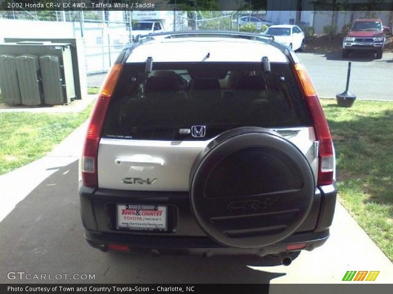 Taffeta White / Saddle 2002 Honda CR-V EX 4WD