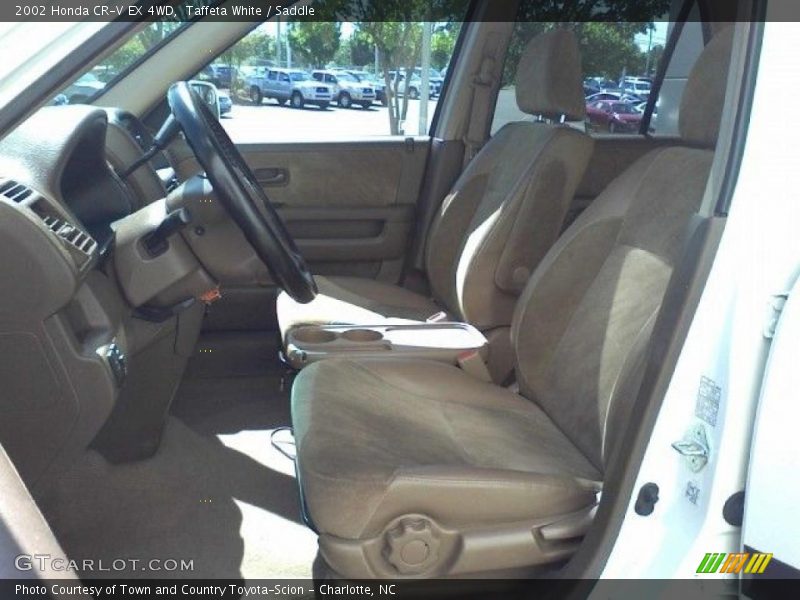 Taffeta White / Saddle 2002 Honda CR-V EX 4WD