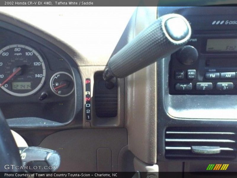 Taffeta White / Saddle 2002 Honda CR-V EX 4WD