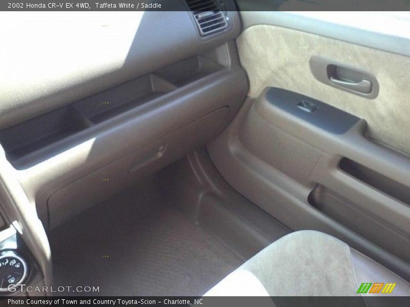 Taffeta White / Saddle 2002 Honda CR-V EX 4WD