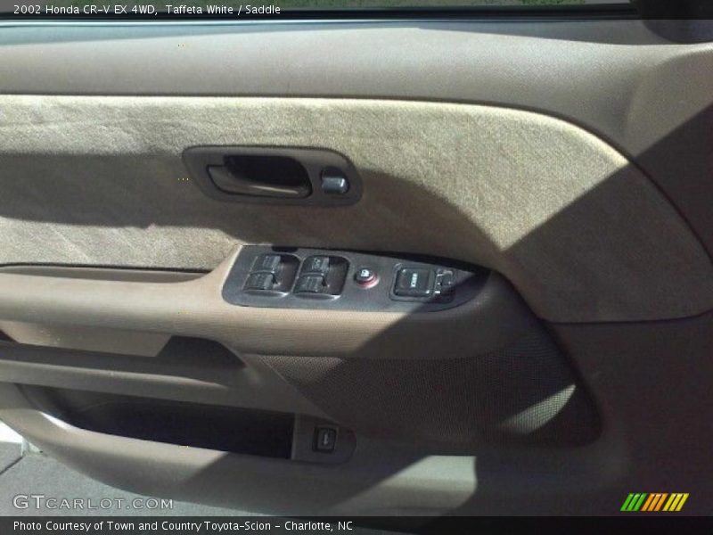 Taffeta White / Saddle 2002 Honda CR-V EX 4WD