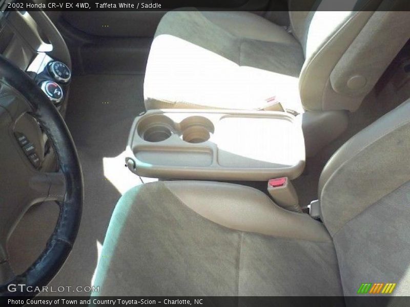 Taffeta White / Saddle 2002 Honda CR-V EX 4WD