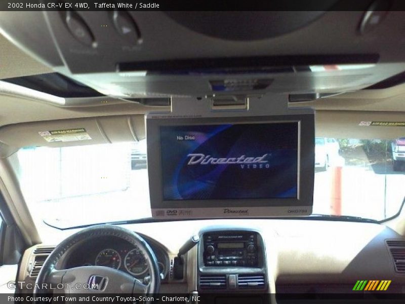 Taffeta White / Saddle 2002 Honda CR-V EX 4WD