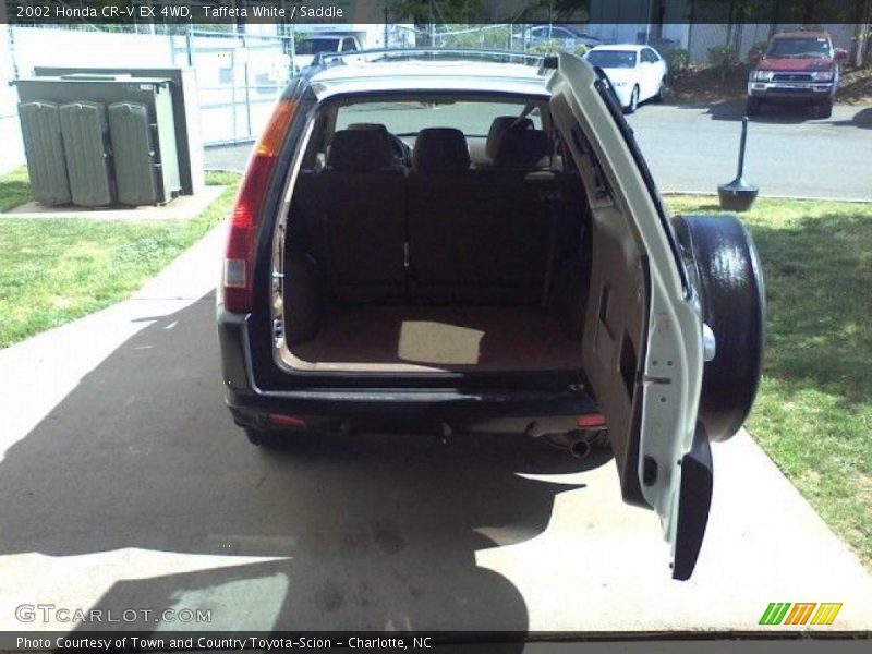 Taffeta White / Saddle 2002 Honda CR-V EX 4WD