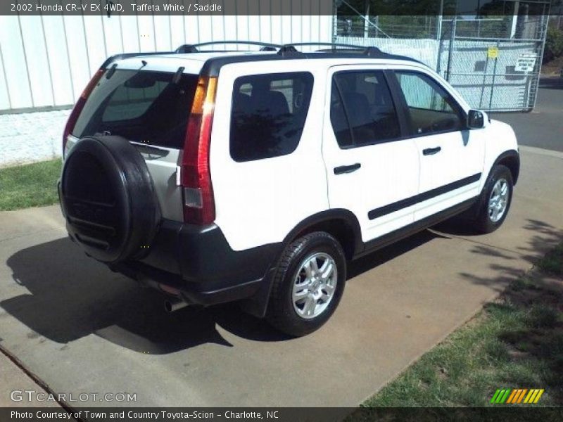 Taffeta White / Saddle 2002 Honda CR-V EX 4WD