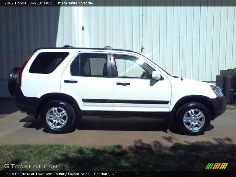Taffeta White / Saddle 2002 Honda CR-V EX 4WD