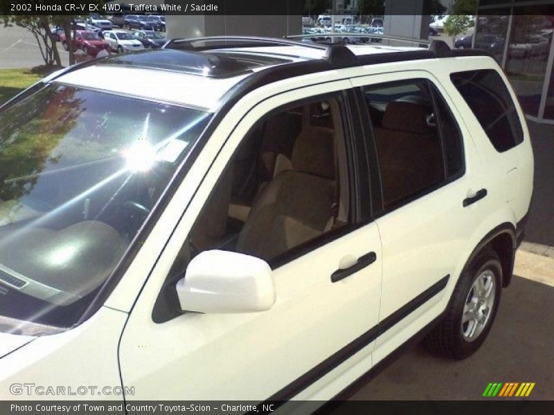 Taffeta White / Saddle 2002 Honda CR-V EX 4WD