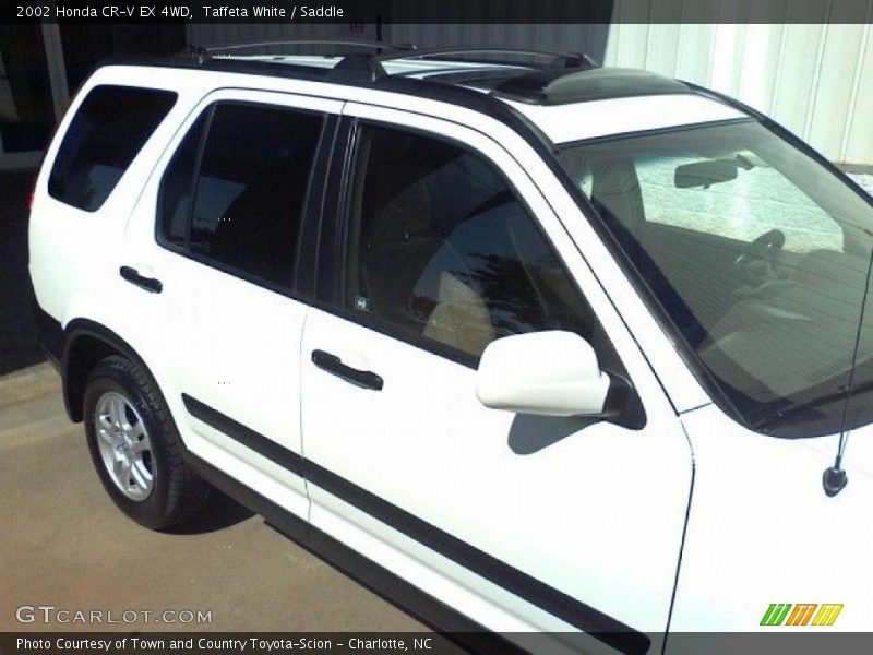 Taffeta White / Saddle 2002 Honda CR-V EX 4WD