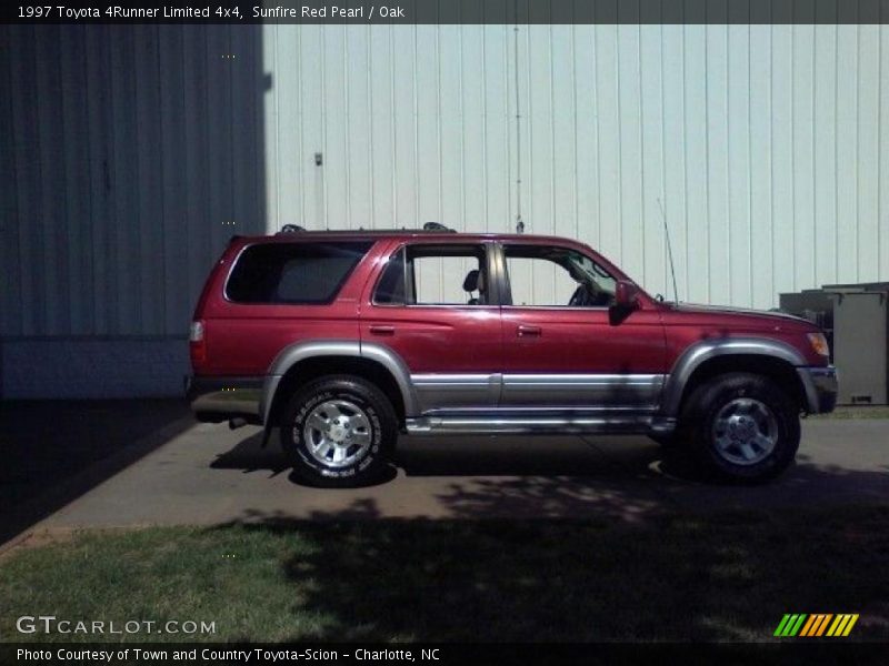 Sunfire Red Pearl / Oak 1997 Toyota 4Runner Limited 4x4