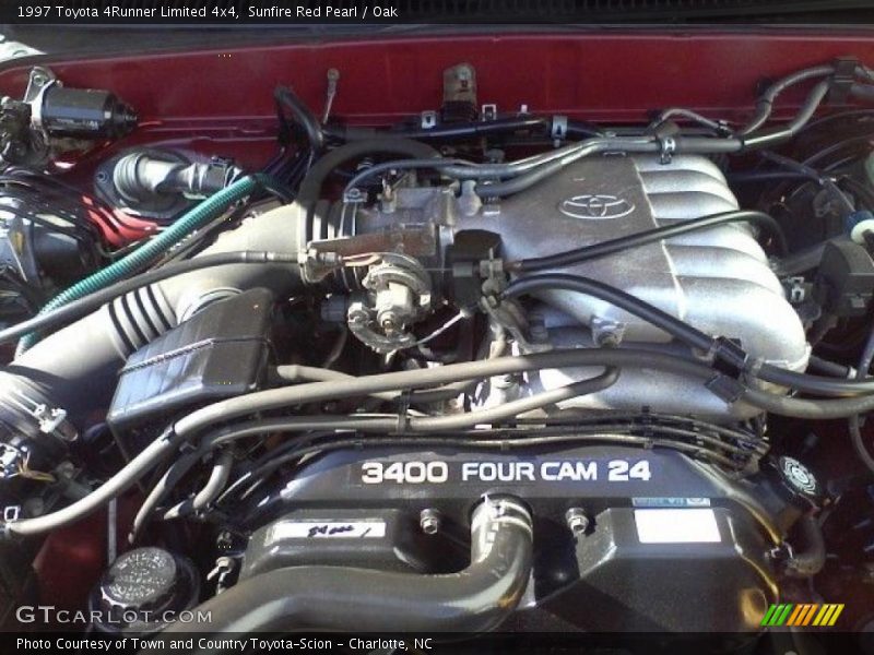 Sunfire Red Pearl / Oak 1997 Toyota 4Runner Limited 4x4