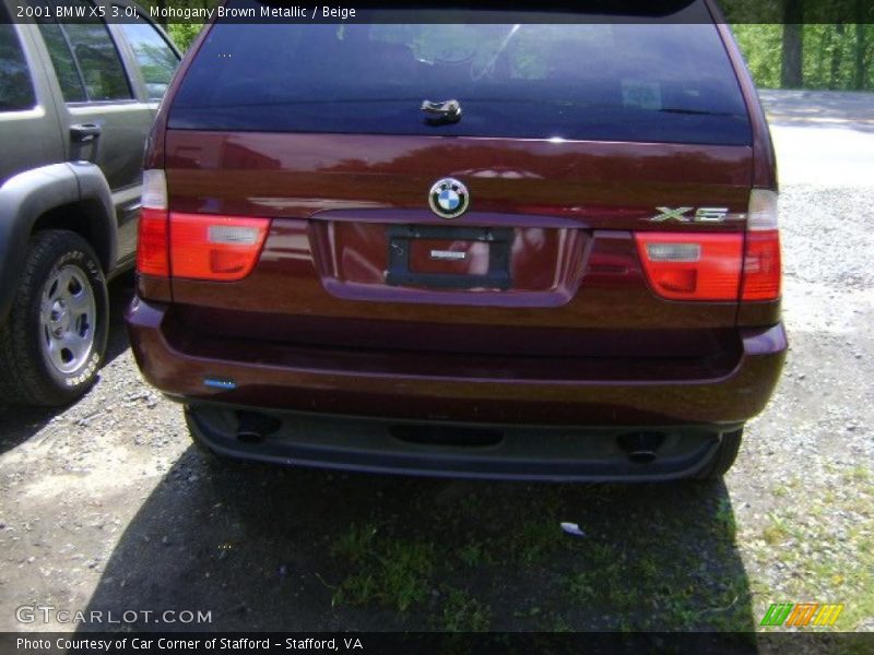 Mohogany Brown Metallic / Beige 2001 BMW X5 3.0i