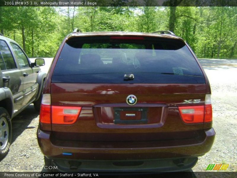 Mohogany Brown Metallic / Beige 2001 BMW X5 3.0i