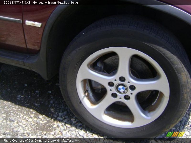 Mohogany Brown Metallic / Beige 2001 BMW X5 3.0i