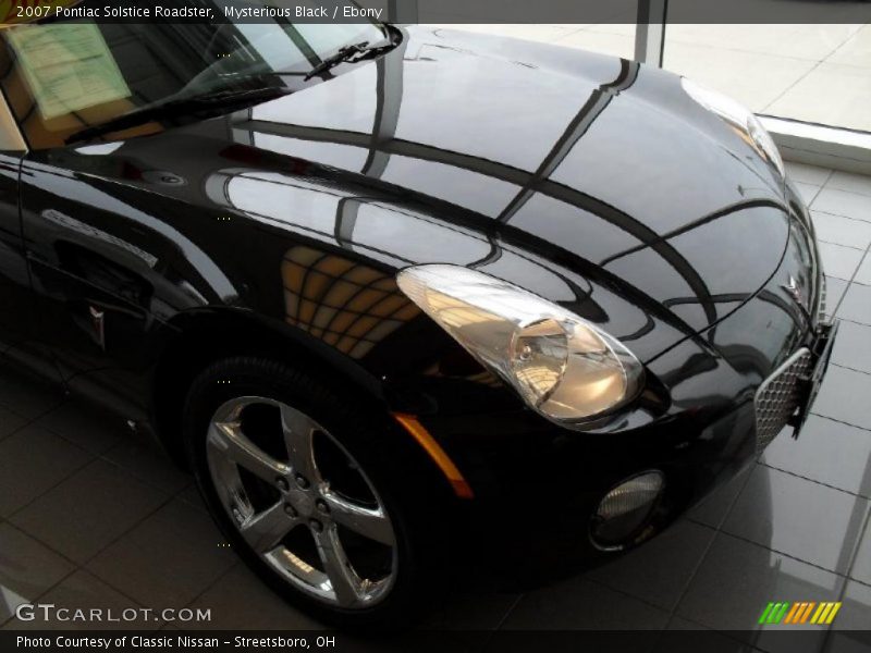 Mysterious Black / Ebony 2007 Pontiac Solstice Roadster