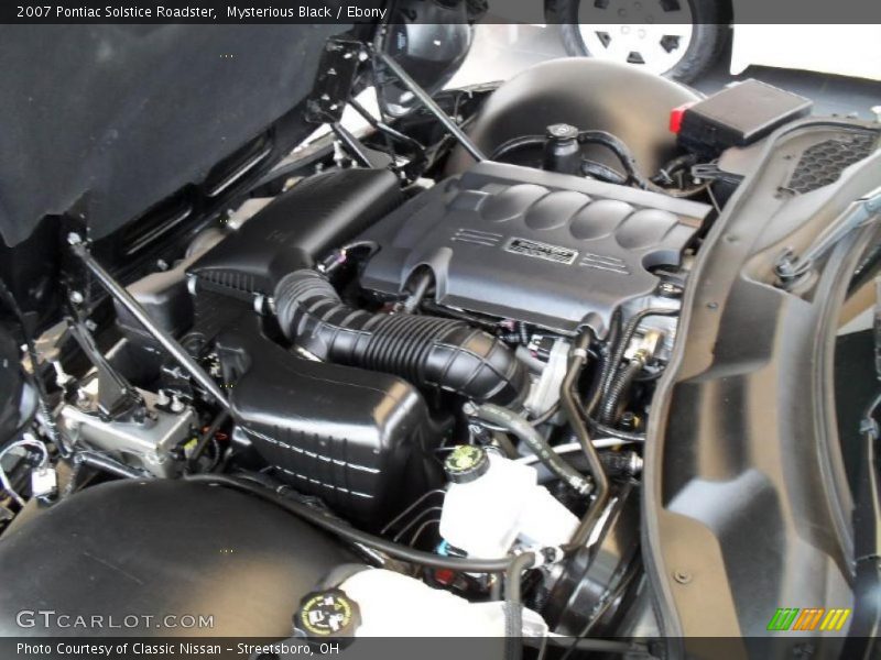 Mysterious Black / Ebony 2007 Pontiac Solstice Roadster