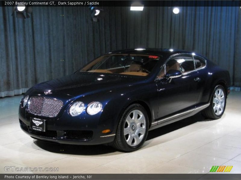 Dark Sapphire / Saddle 2007 Bentley Continental GT