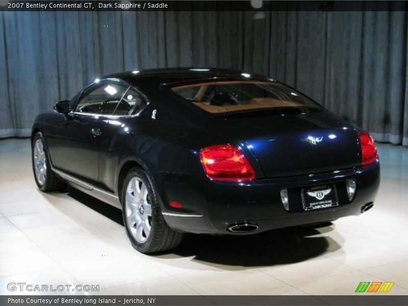 Dark Sapphire / Saddle 2007 Bentley Continental GT