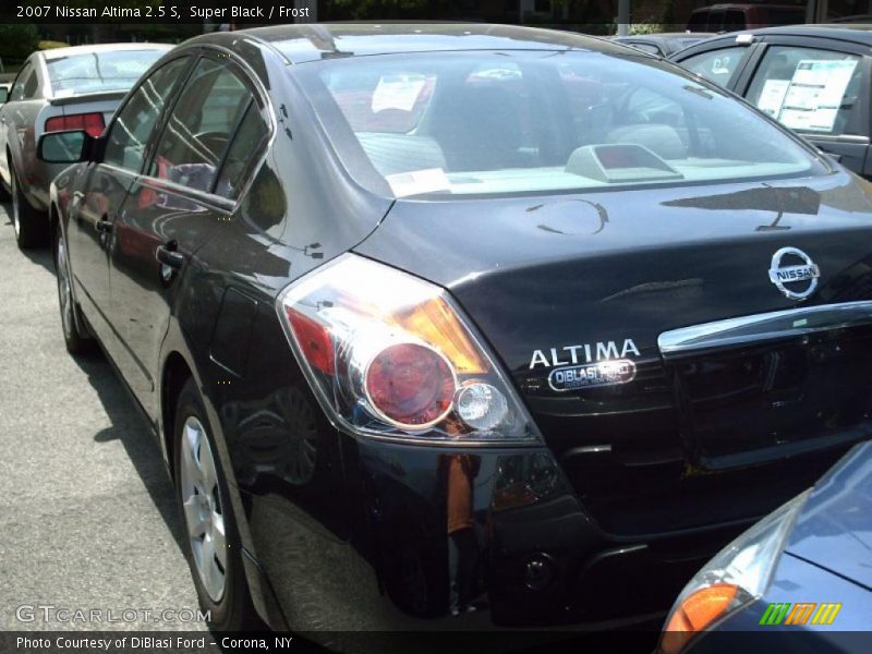 Super Black / Frost 2007 Nissan Altima 2.5 S