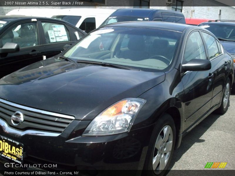Super Black / Frost 2007 Nissan Altima 2.5 S