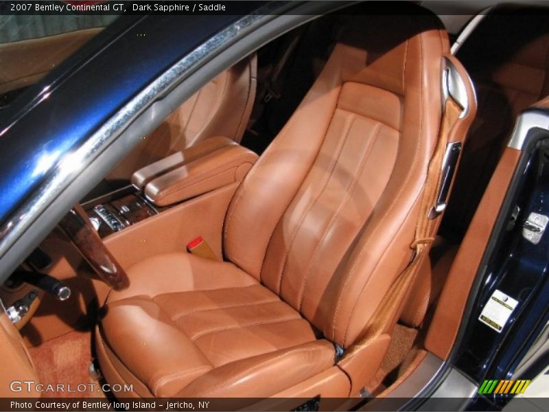 Dark Sapphire / Saddle 2007 Bentley Continental GT