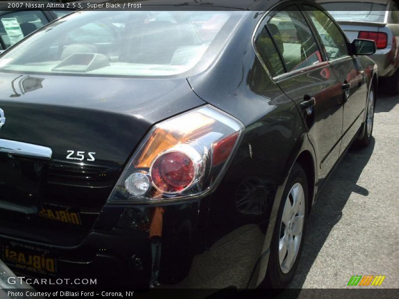 Super Black / Frost 2007 Nissan Altima 2.5 S
