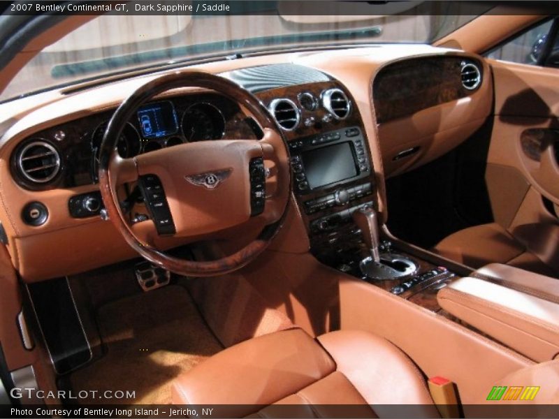 Dark Sapphire / Saddle 2007 Bentley Continental GT