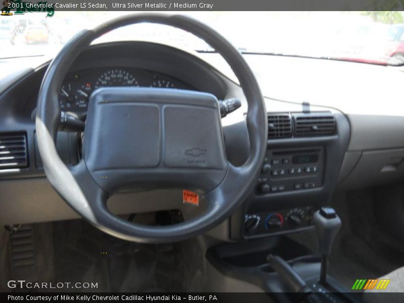 Ultra Silver Metallic / Medium Gray 2001 Chevrolet Cavalier LS Sedan