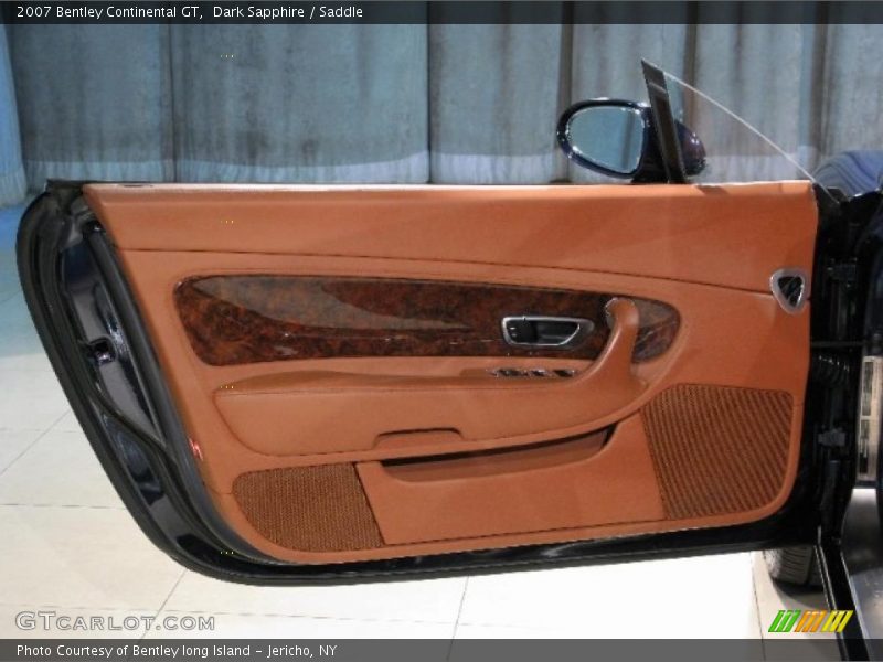 Dark Sapphire / Saddle 2007 Bentley Continental GT