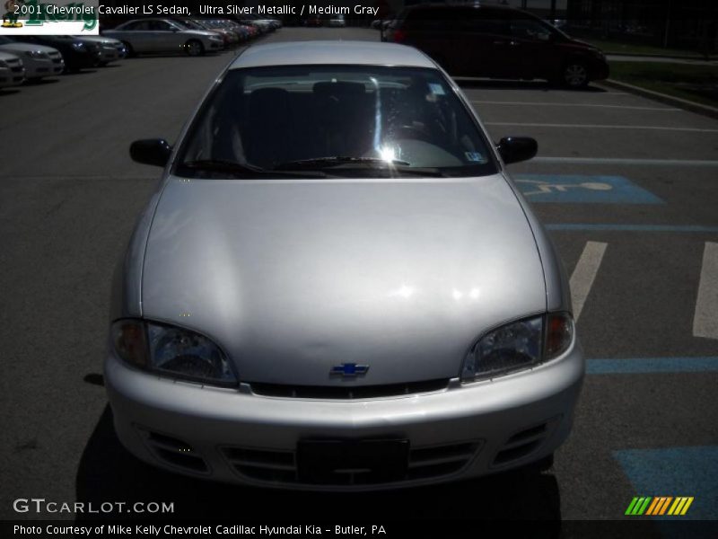 Ultra Silver Metallic / Medium Gray 2001 Chevrolet Cavalier LS Sedan