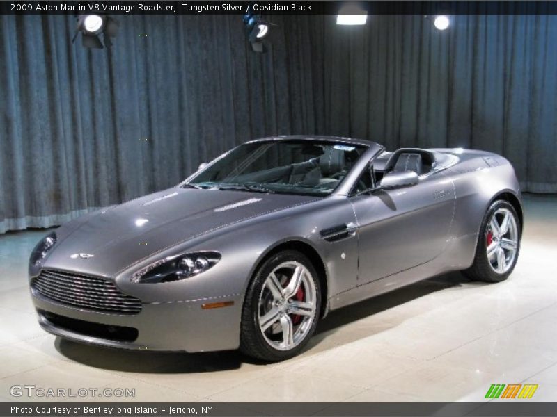 Tungsten Silver / Obsidian Black 2009 Aston Martin V8 Vantage Roadster