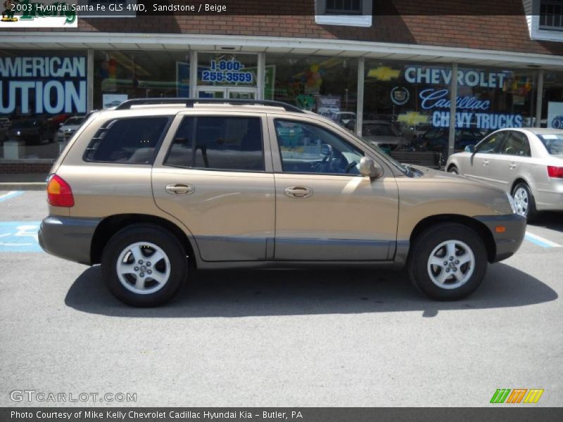 Sandstone / Beige 2003 Hyundai Santa Fe GLS 4WD