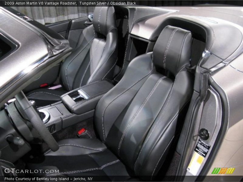 Tungsten Silver / Obsidian Black 2009 Aston Martin V8 Vantage Roadster