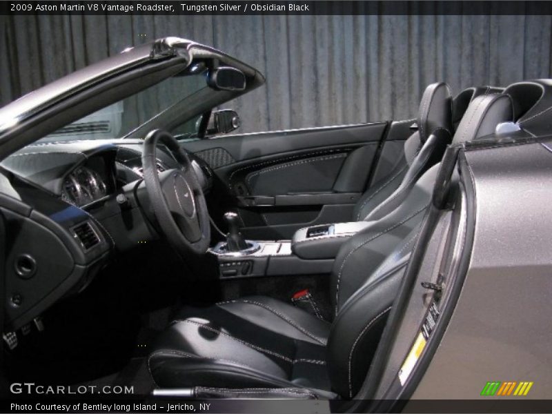 Tungsten Silver / Obsidian Black 2009 Aston Martin V8 Vantage Roadster