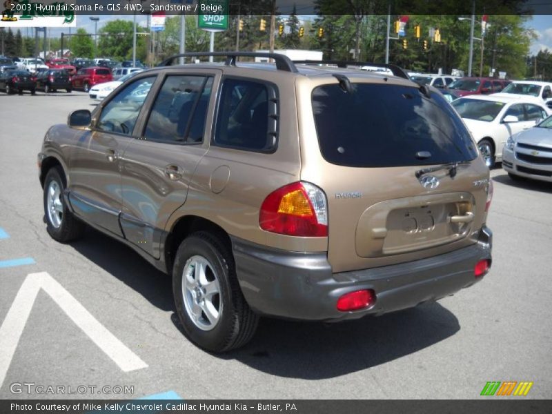 Sandstone / Beige 2003 Hyundai Santa Fe GLS 4WD