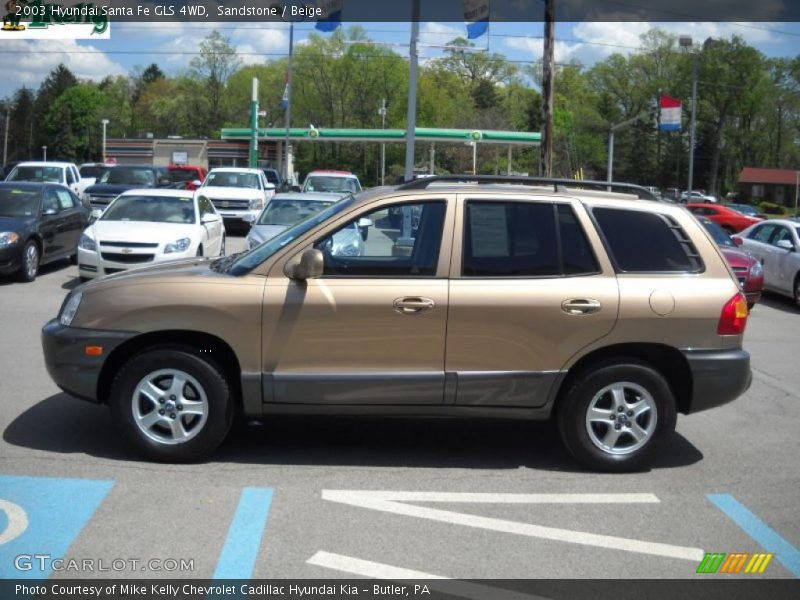 Sandstone / Beige 2003 Hyundai Santa Fe GLS 4WD