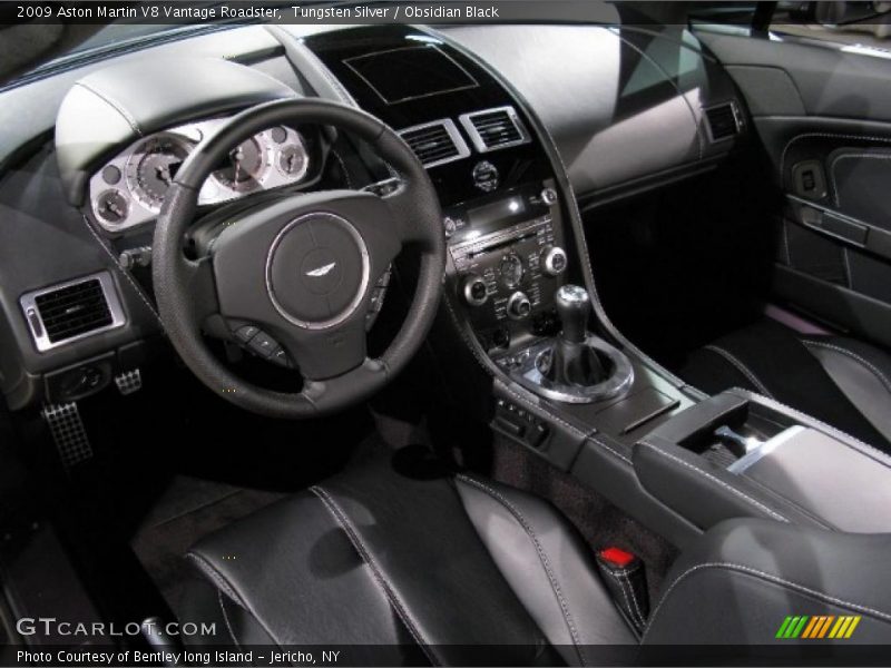 Tungsten Silver / Obsidian Black 2009 Aston Martin V8 Vantage Roadster