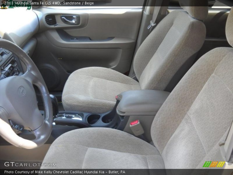 Sandstone / Beige 2003 Hyundai Santa Fe GLS 4WD