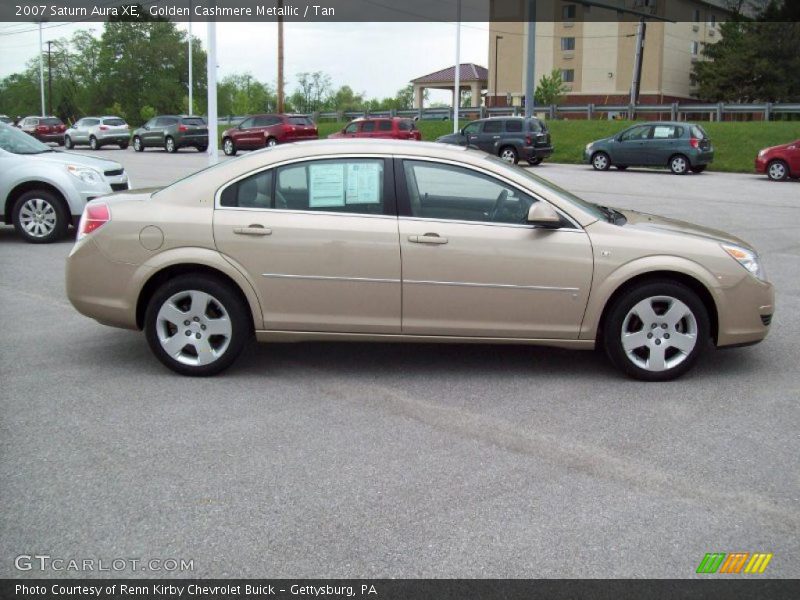 Golden Cashmere Metallic / Tan 2007 Saturn Aura XE