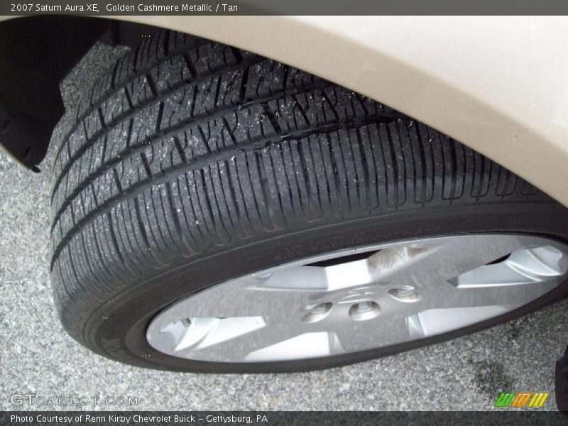 Golden Cashmere Metallic / Tan 2007 Saturn Aura XE