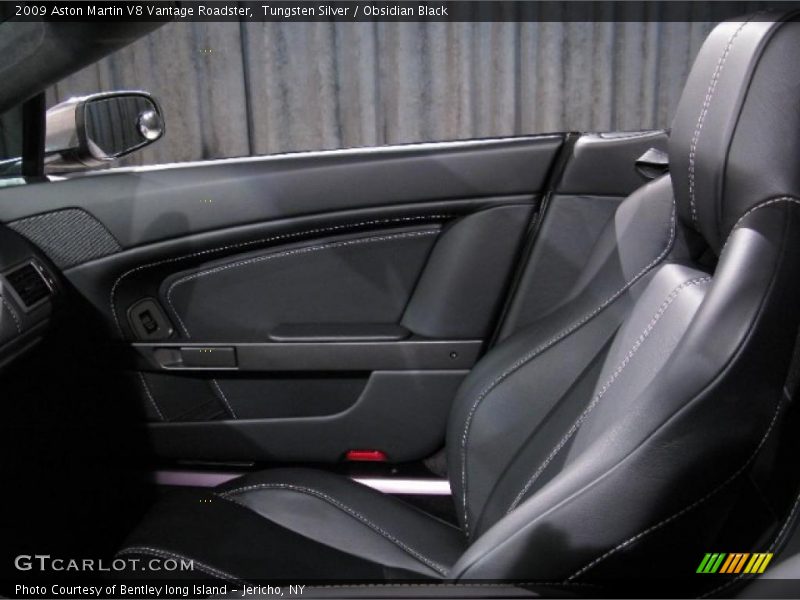 Tungsten Silver / Obsidian Black 2009 Aston Martin V8 Vantage Roadster