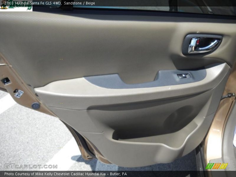 Sandstone / Beige 2003 Hyundai Santa Fe GLS 4WD