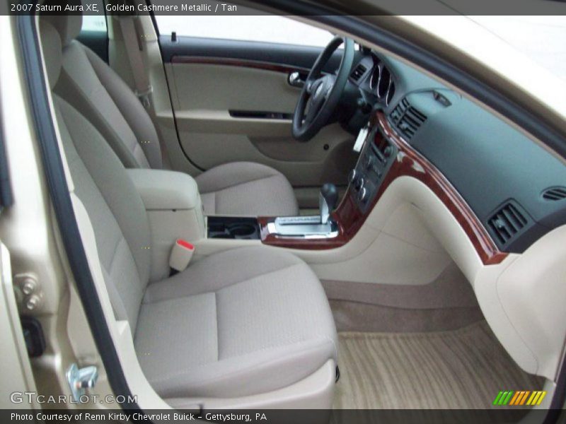 Golden Cashmere Metallic / Tan 2007 Saturn Aura XE