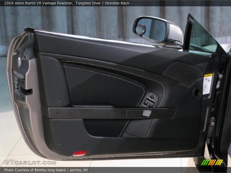 Tungsten Silver / Obsidian Black 2009 Aston Martin V8 Vantage Roadster
