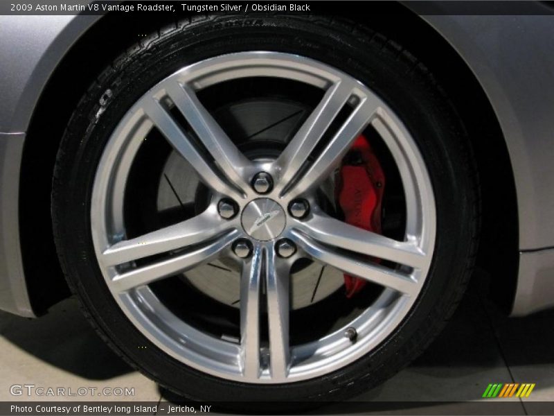 Tungsten Silver / Obsidian Black 2009 Aston Martin V8 Vantage Roadster