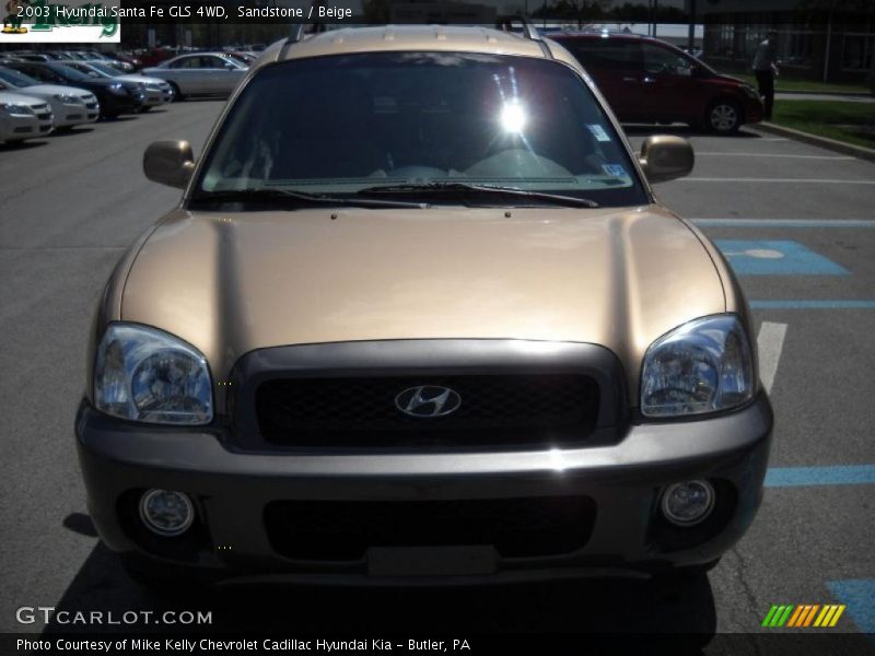 Sandstone / Beige 2003 Hyundai Santa Fe GLS 4WD