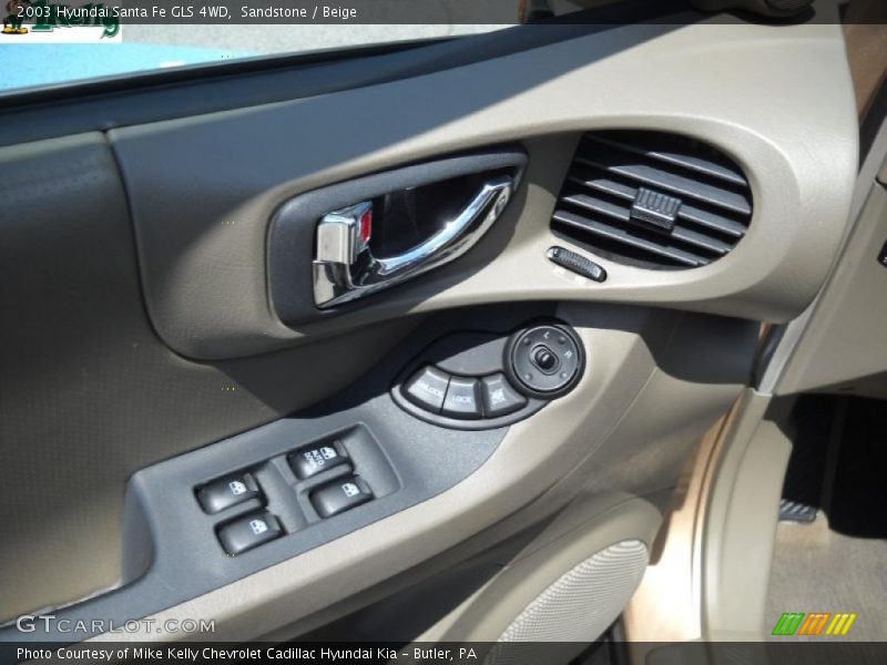 Sandstone / Beige 2003 Hyundai Santa Fe GLS 4WD