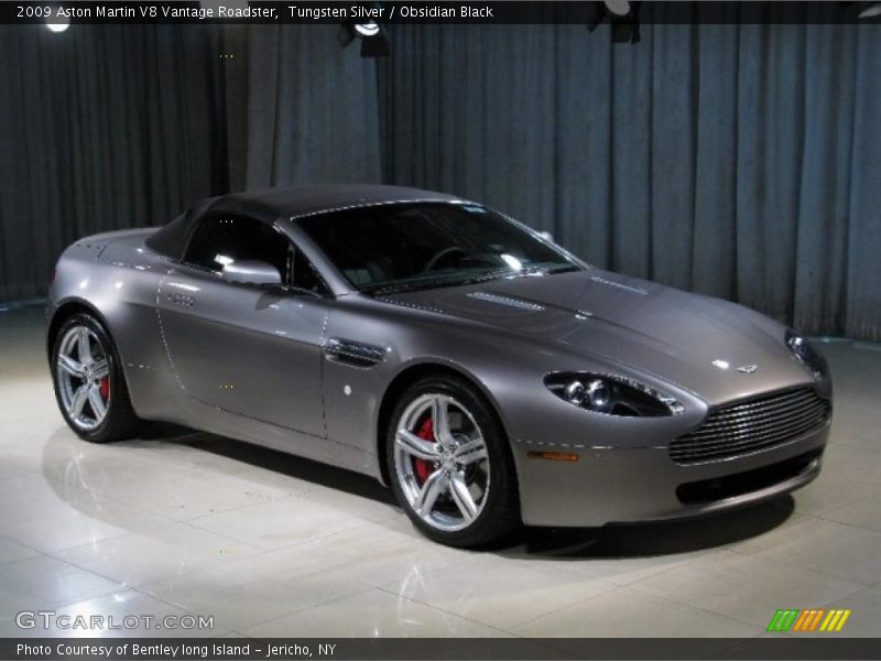 Tungsten Silver / Obsidian Black 2009 Aston Martin V8 Vantage Roadster
