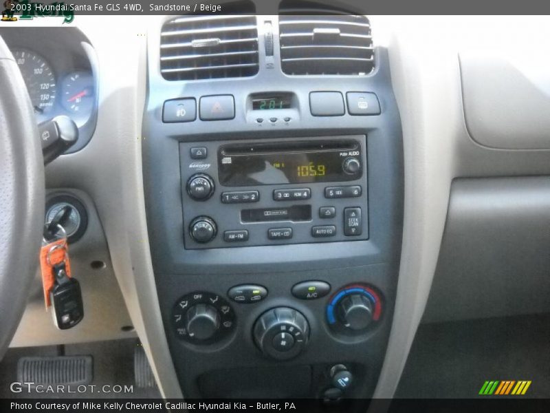 Sandstone / Beige 2003 Hyundai Santa Fe GLS 4WD