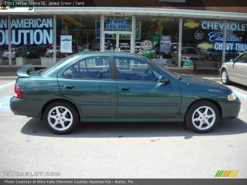 Jaded Green / Sand 2001 Nissan Sentra SE