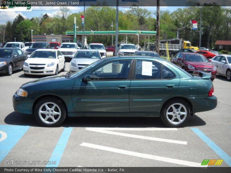 Jaded Green / Sand 2001 Nissan Sentra SE